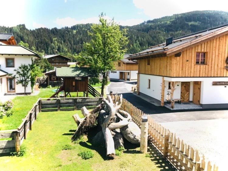 Sieglhub Chalets - Appartements - Hotel ฟลาคเฮา ภายนอก รูปภาพ